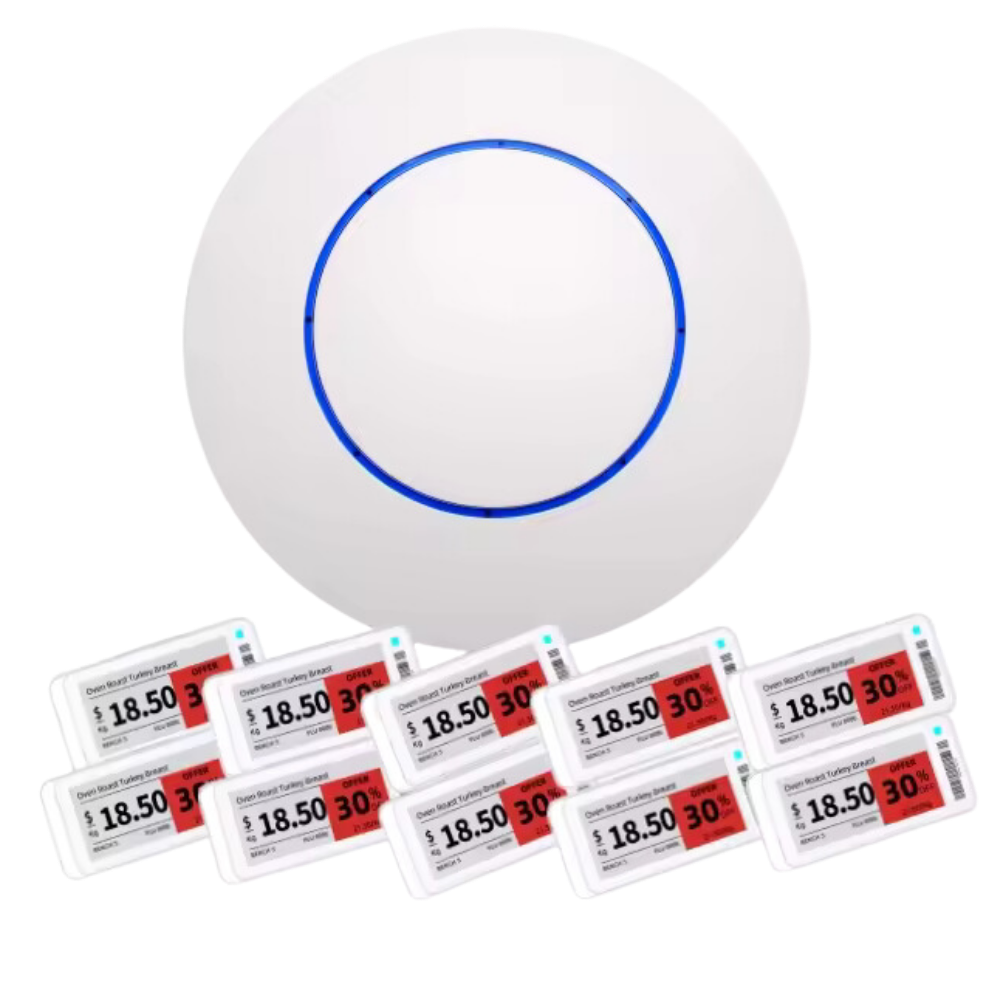 "One-Stop" Gateway ESL System Base Station - Electronic Shelf Label Router & Server System