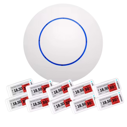 "One-Stop" Gateway ESL System Base Station - Electronic Shelf Label Router & Server System